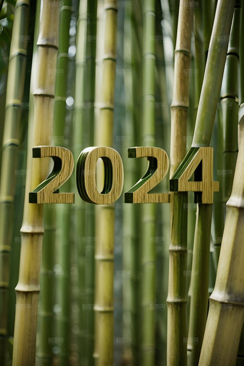 2024年龙年科技感艺术字