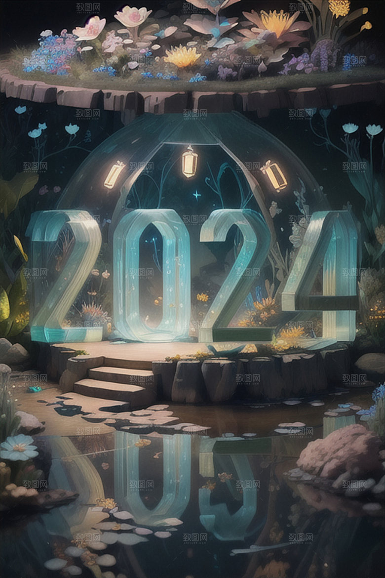 2024年立体时尚艺术字