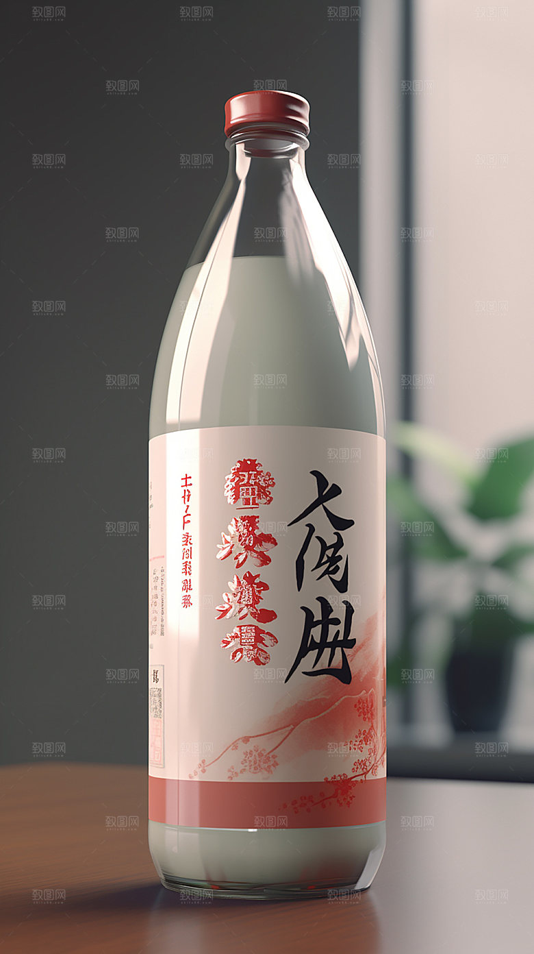 白酒礼品产品模型