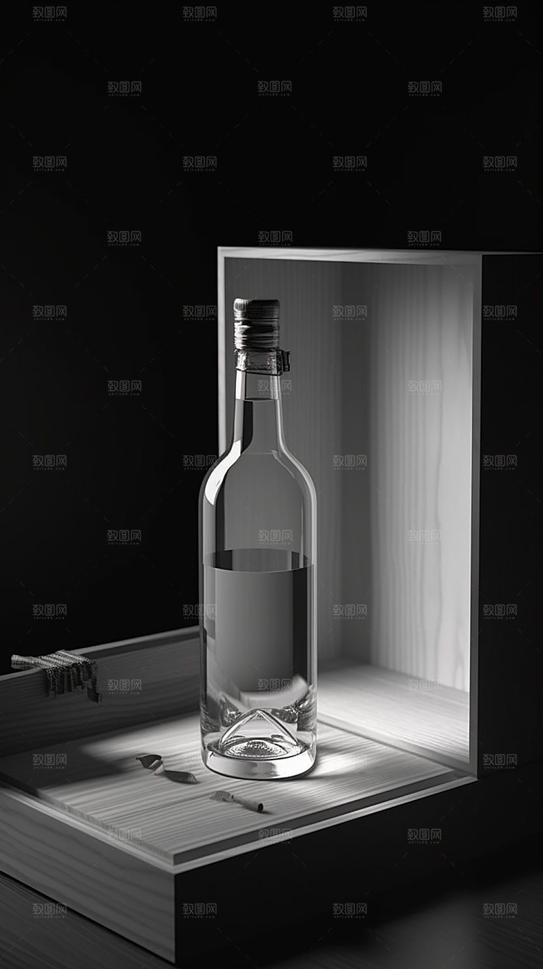 白酒设计样机模型