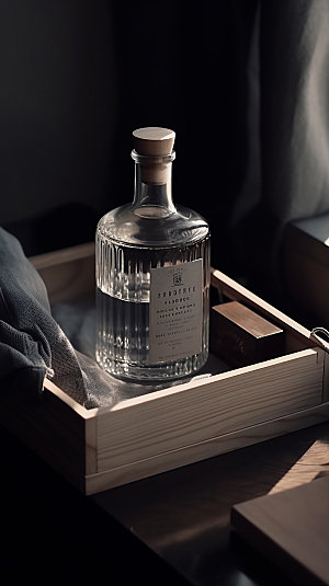 白酒酒水礼盒模型