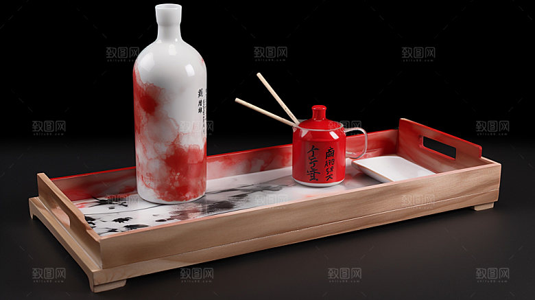 白酒礼品高端模型