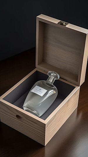 白酒礼盒瓶身模型