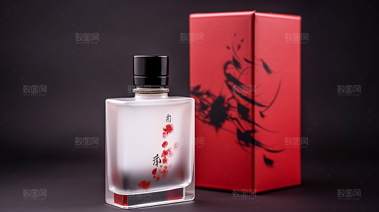 白酒礼盒瓶身模型