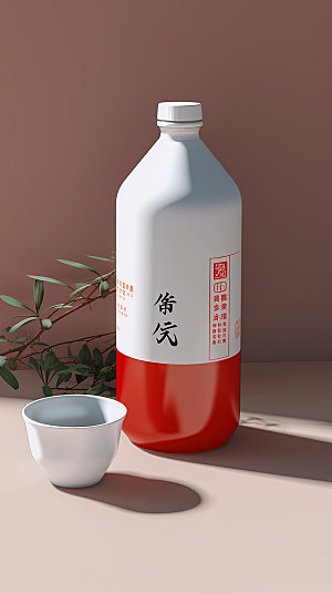 白酒包装设计模型