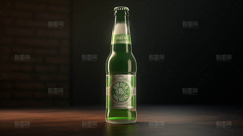 啤酒包装产品模型