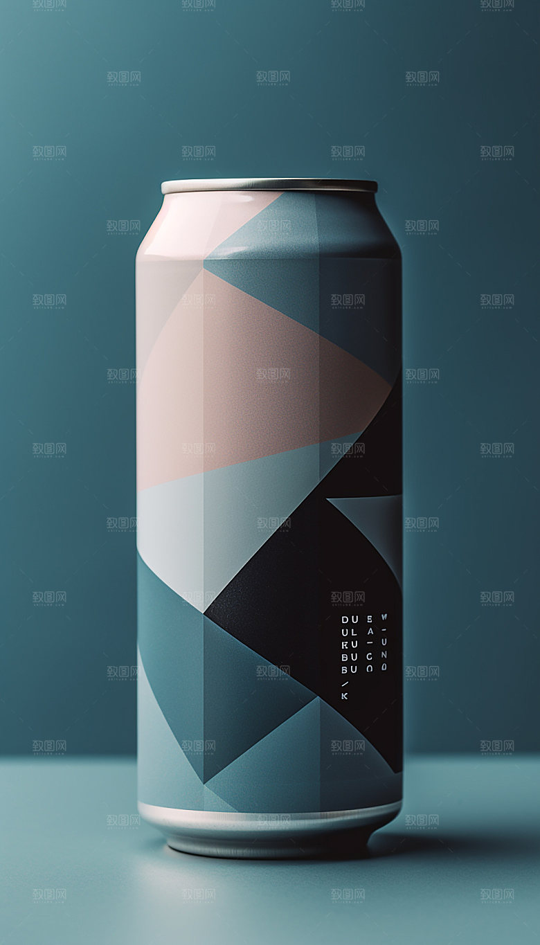 啤酒易拉罐样机模型