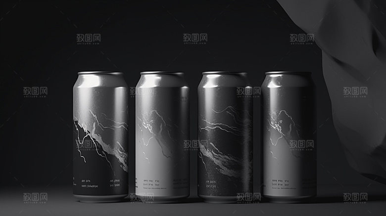 啤酒包装产品模型