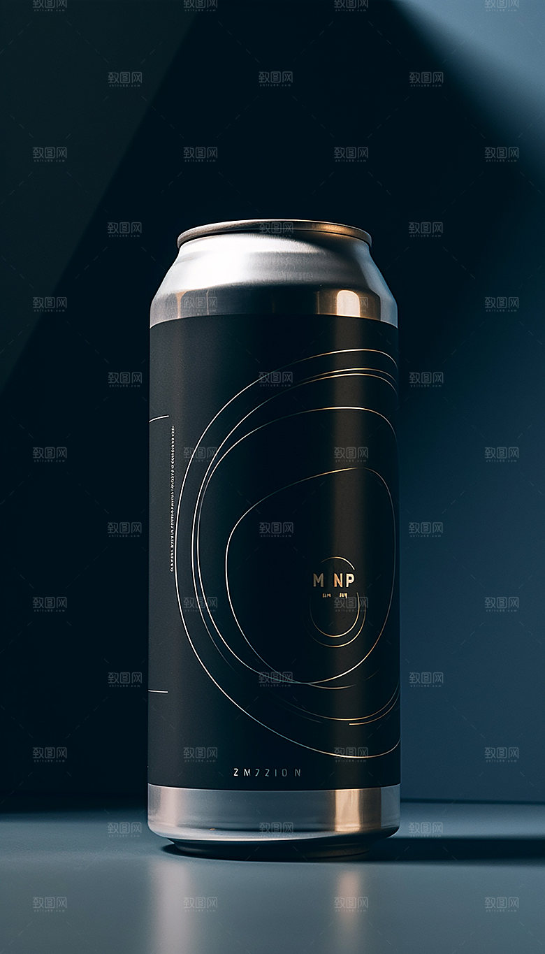 啤酒瓶身产品模型