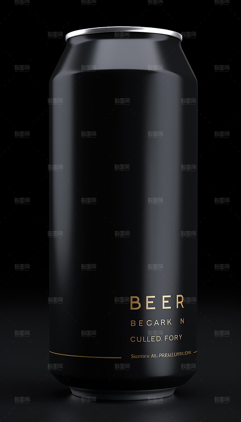啤酒包装夏日模型