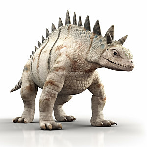 恐龙史前时代侏罗纪插画