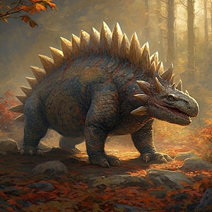 恐龙科普侏罗纪插画