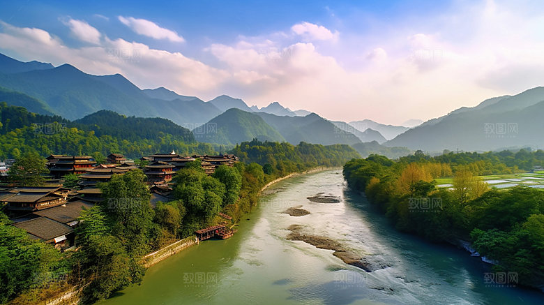 四川高清景区摄影图