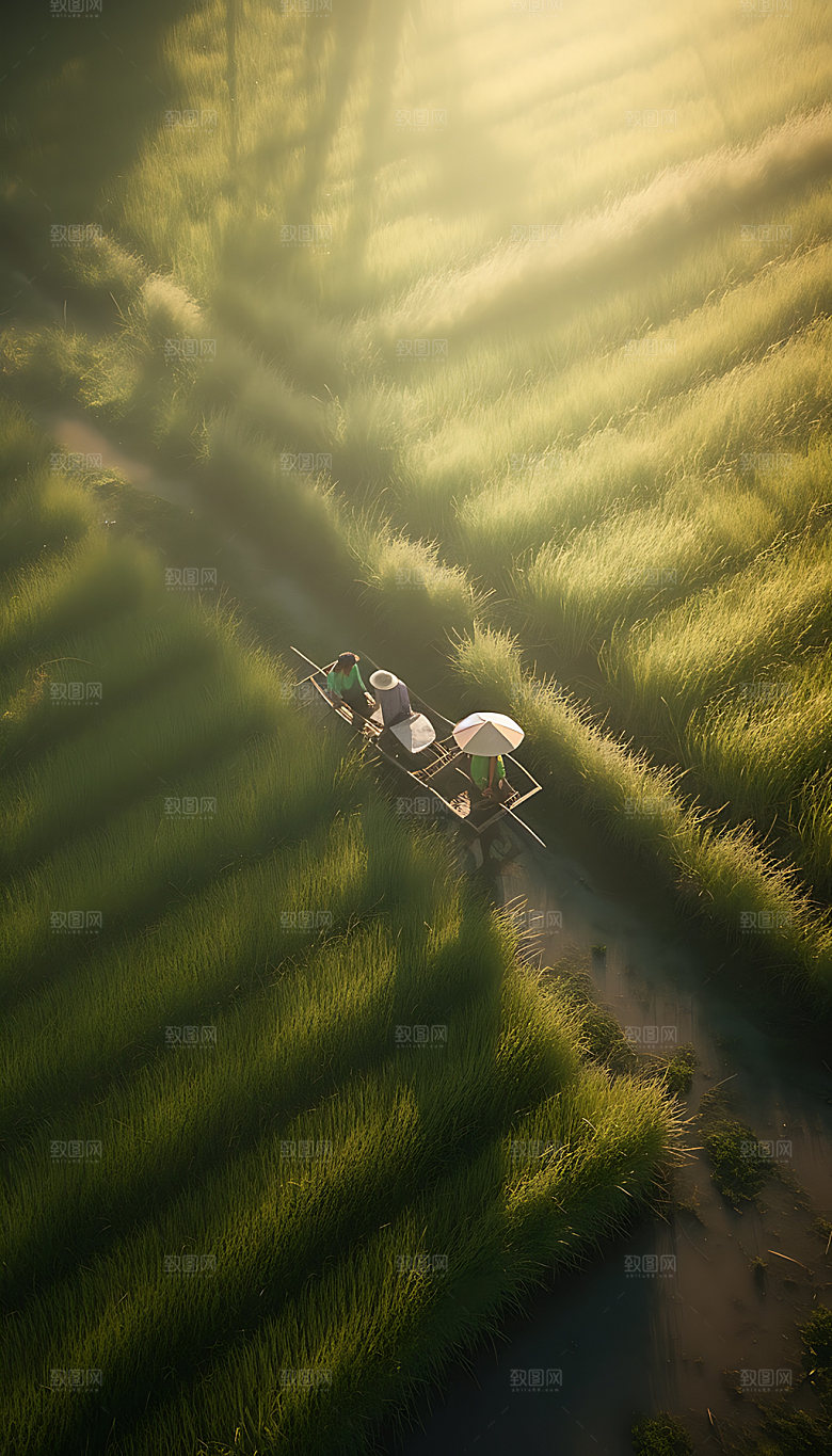 芒种节气夏日摄影图