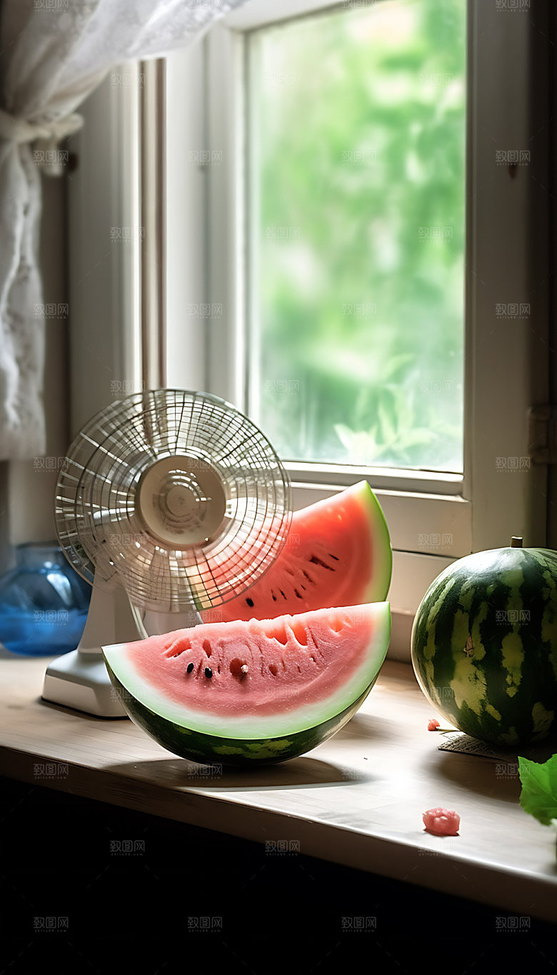 小暑节气夏季摄影图