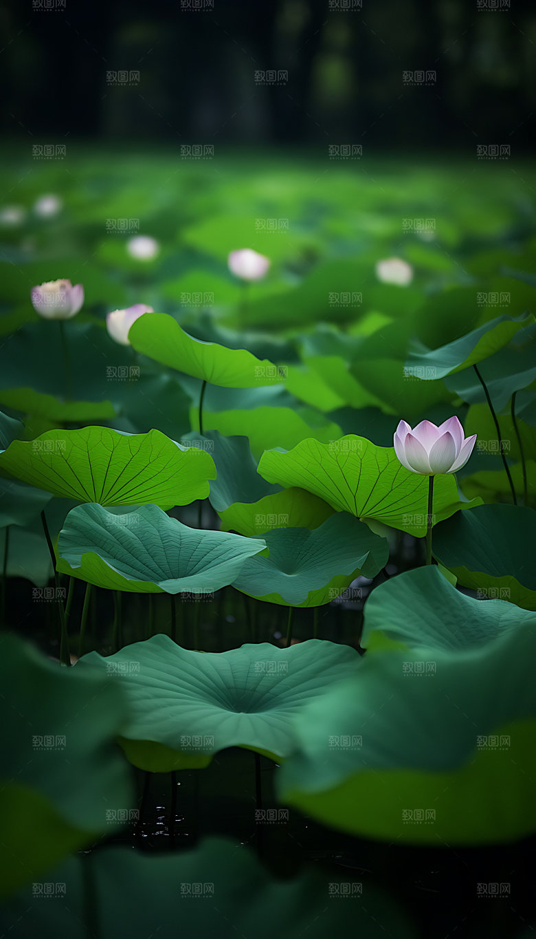 小暑节气夏日摄影图