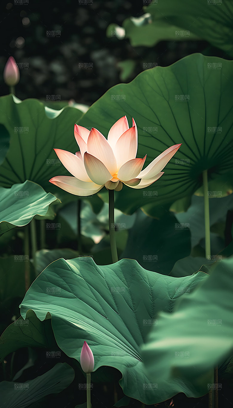 小暑清新夏日摄影图