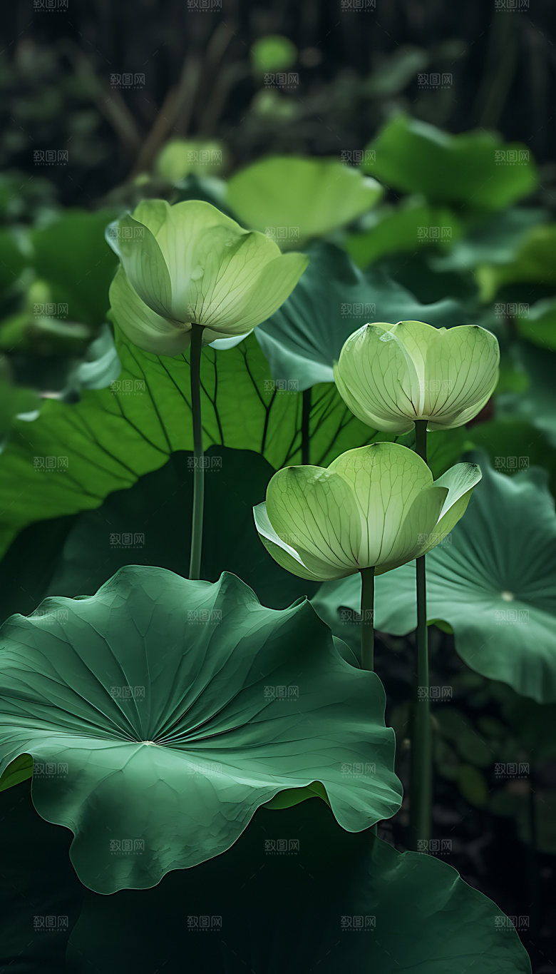 夏至清新炎热摄影图