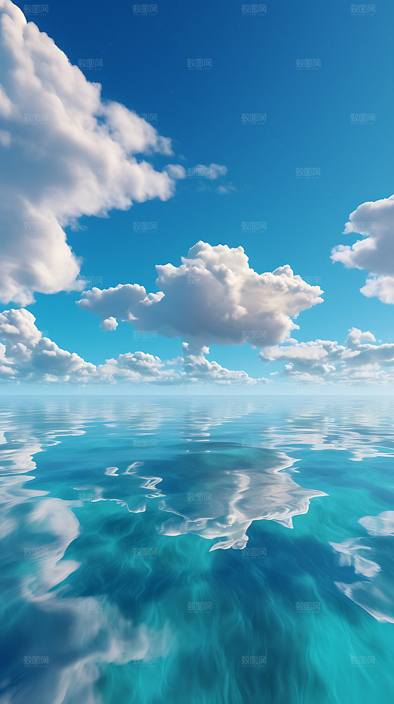海边沙滩风光摄影图