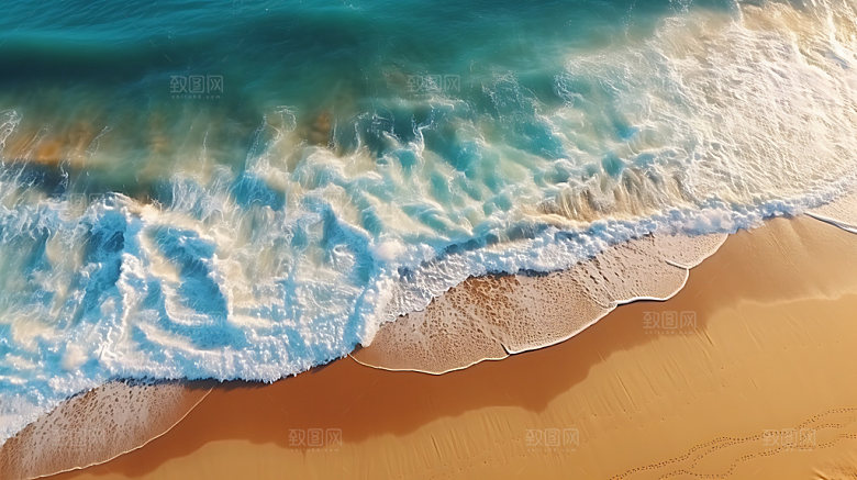 海边阳光风光摄影图