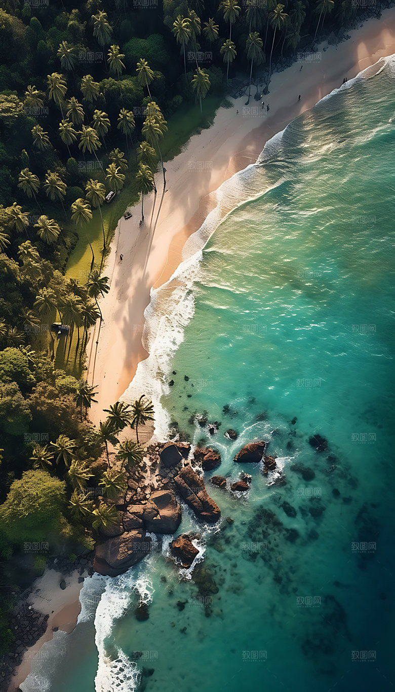 海边沙滩夏季摄影图