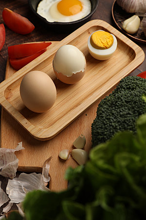 蛋类食品特写摄影图