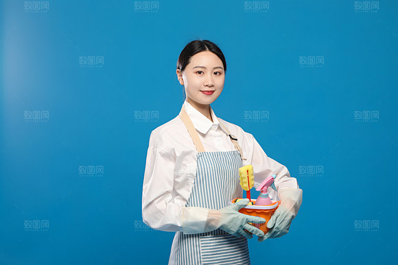 家政整理人像摄影图