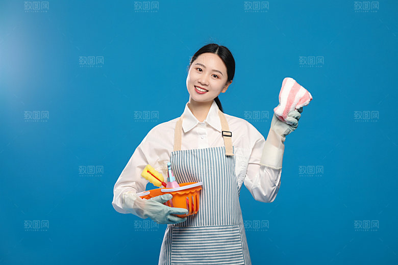 家政服务打扫摄影图