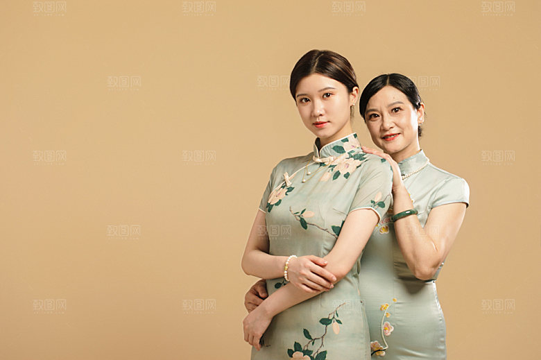 母亲节亲子亲情摄影图