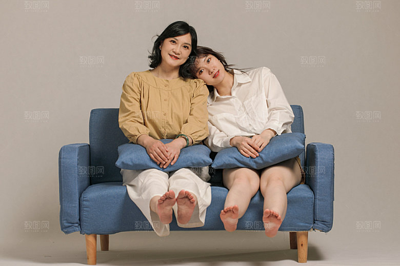 母亲节亲子人像摄影图