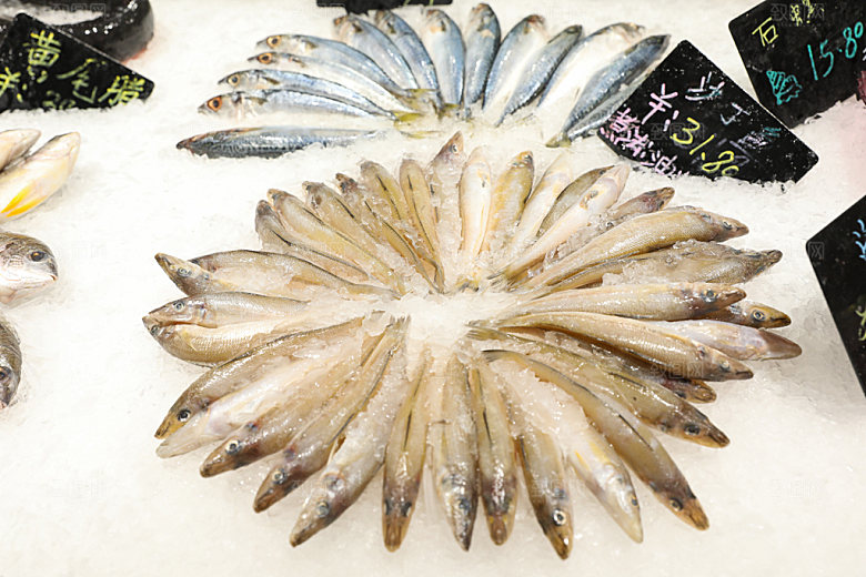 海鲜鱼类美食摄影图