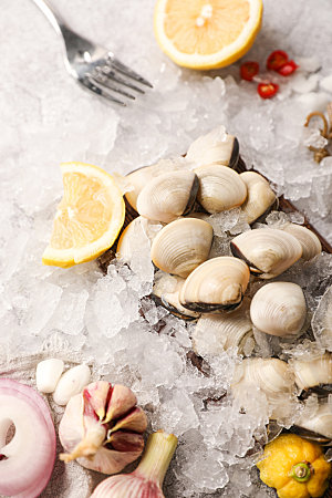 海鲜生鲜美食摄影图