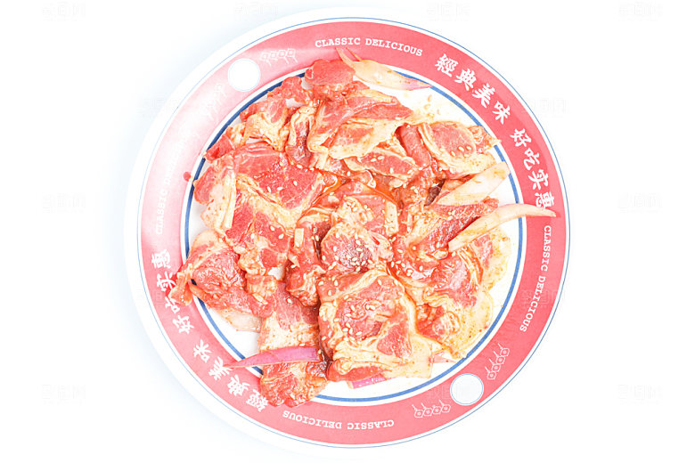 烧烤烤肉美食摄影图
