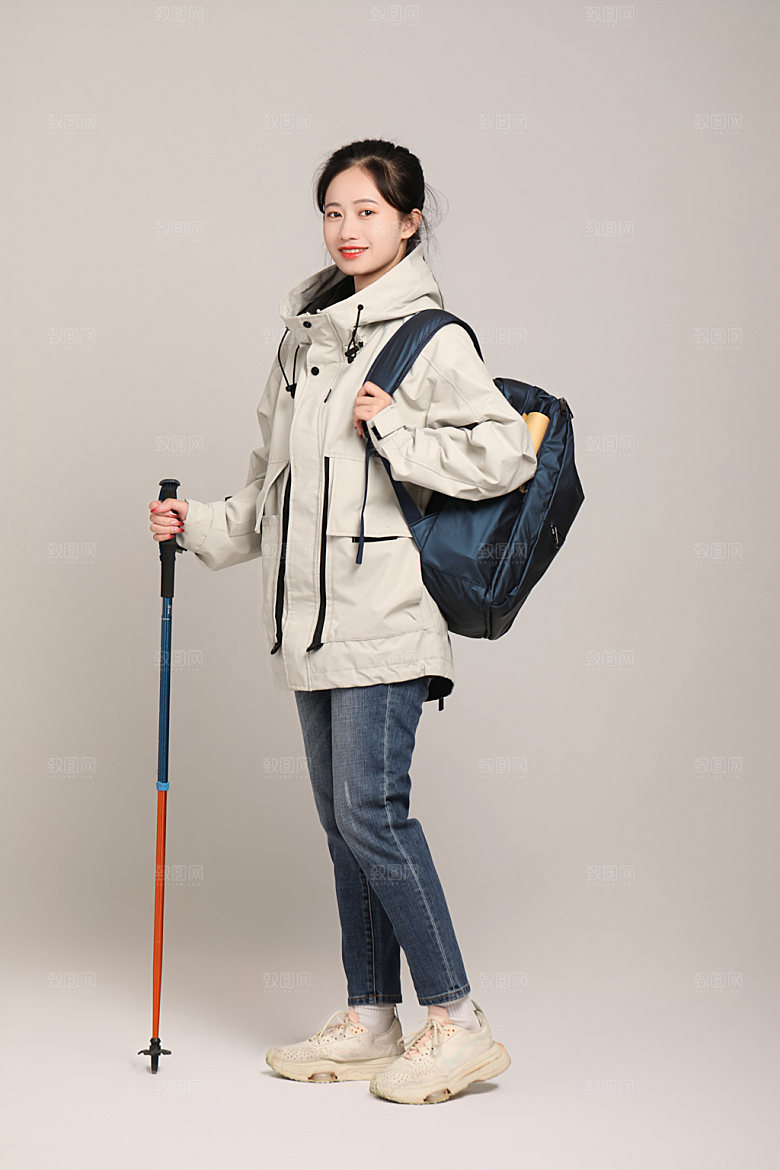 旅游假期人像摄影图