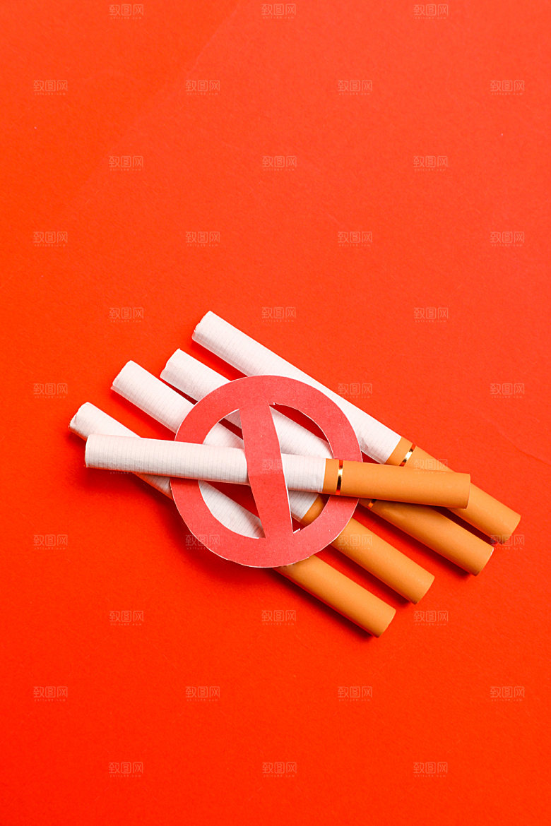 世界无烟日戒烟健康摄影图