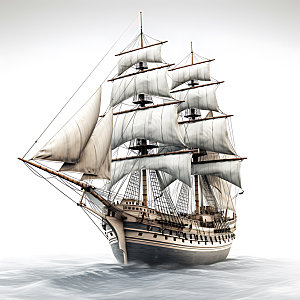 古代帆船船模大航海模型
