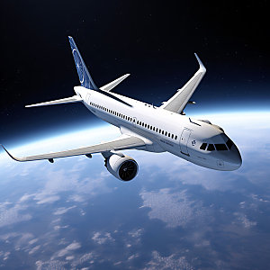飞机旅行航天模型