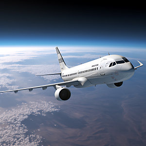 飞机客机旅行模型