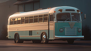 巴士客运公路模型