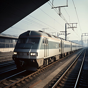 高铁铁路交通工具模型