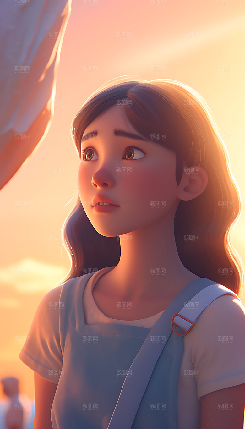 冰淇淋车3D彩色模型