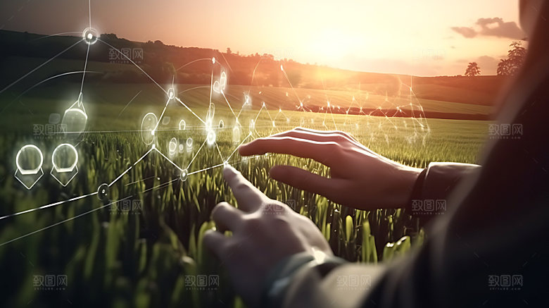 农业科技管理创意图片