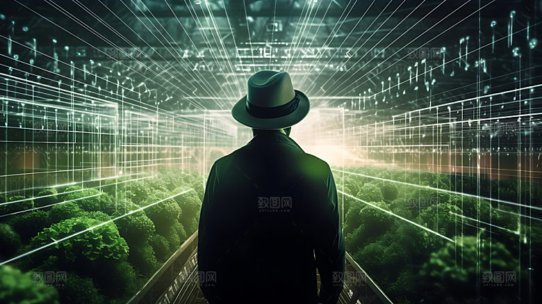 农业管理科技创意图片