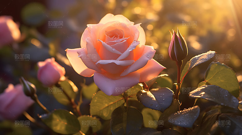 玫瑰花高清浪漫摄影图