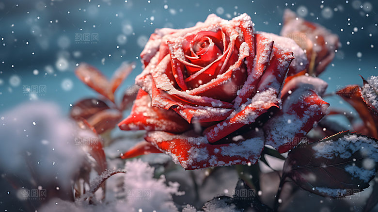 玫瑰花高清月季摄影图