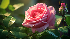 玫瑰花植物优雅摄影图