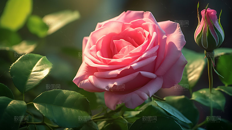 玫瑰花植物优雅摄影图