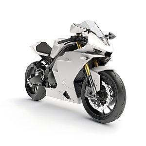 摩托车质感3D模型