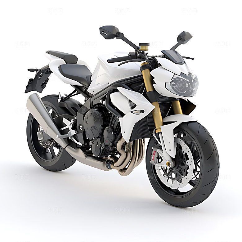 摩托车3D立体模型