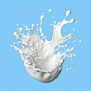 牛奶飞溅饮料创意摄影图